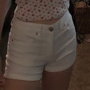 High waisted hollister shorts